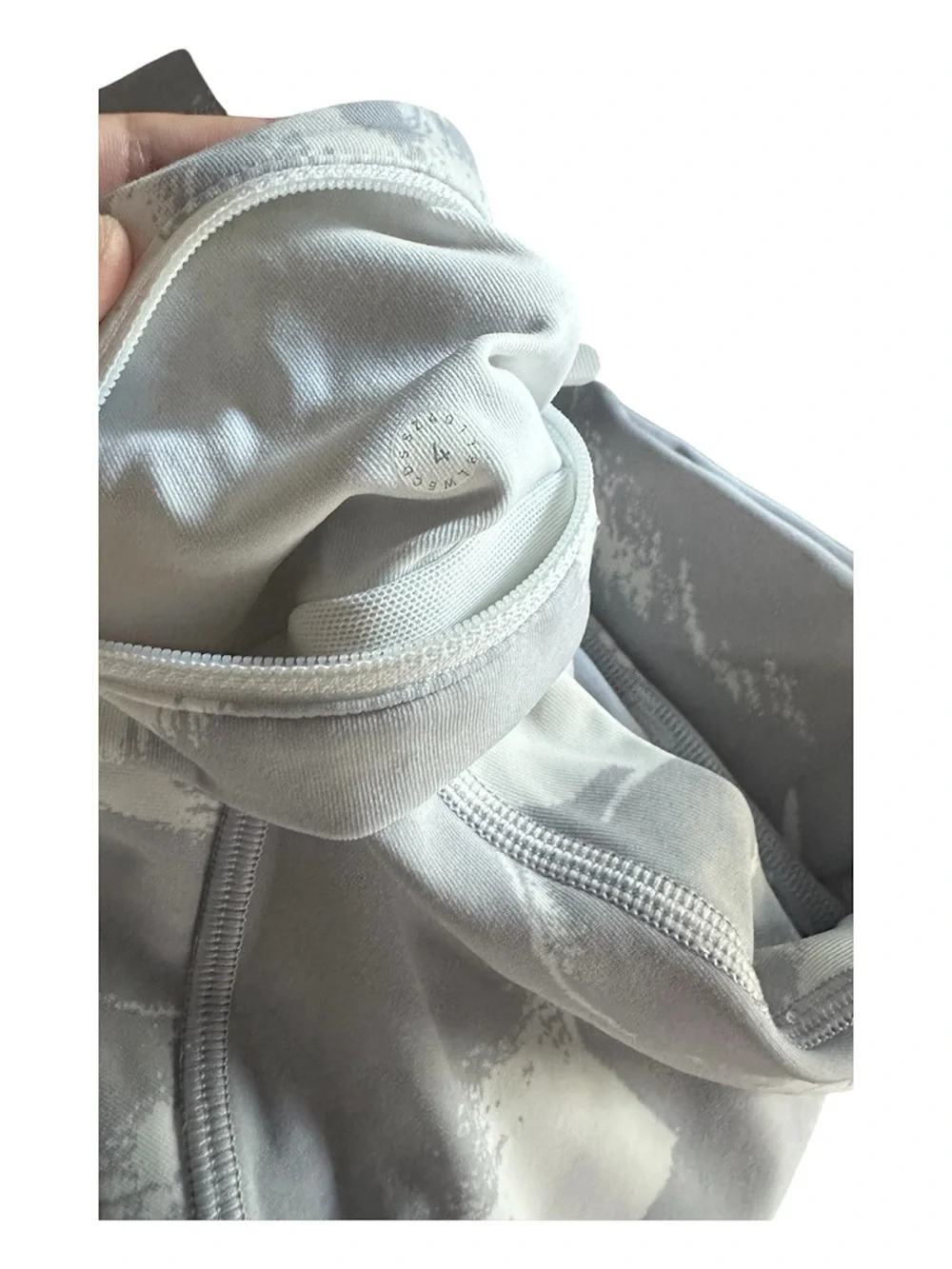 lululemon athletica Light Gray & White Patterned Leggings
